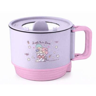 หม้อต้มไฟฟ้าอเนกประสงค์ Little twin Stars รุ่น POT001 ความจุ 1.5 ลิตร กำลังไฟ 450W